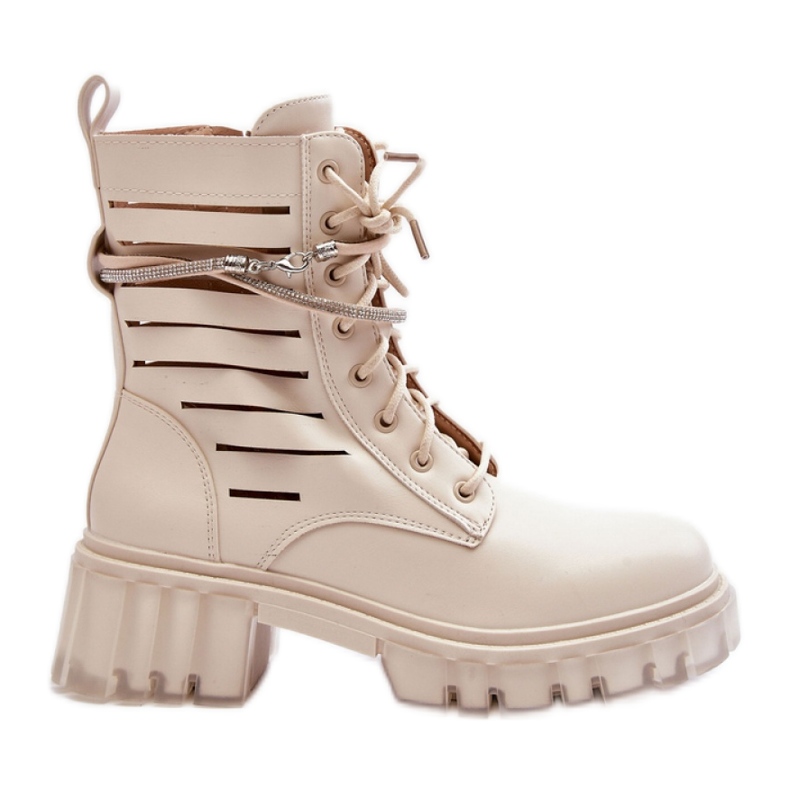 Step in style Työsaappaat Malli Rocky D8109 Beige - Astu tyyliin