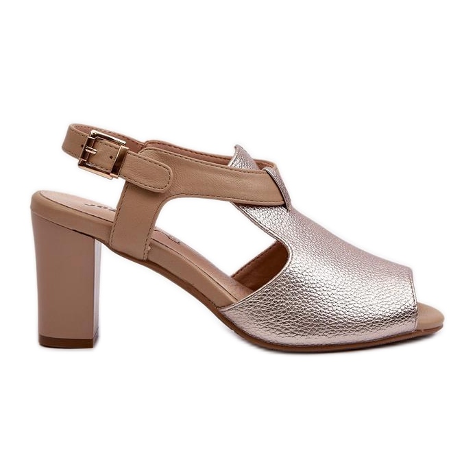 Step in style Sandaalit Malli Queenmarie ASA228-3 Gold - Astu tyyliin keltainen