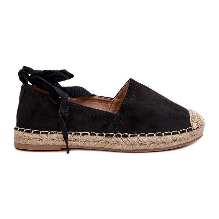 Step in style Espadrilles Model Ismann B-727 Black - Astu tyyliin musta