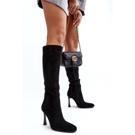 Step in style Saappaat Malli Isot C-326 Musta - Astu tyyliin Step in style Saappaat Malli Isot C-326 Musta - Astu tyyliin