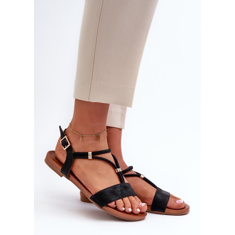 Step in style Sandaalit Malli S.Barski KV27-010 Musta - Astu tyyliin