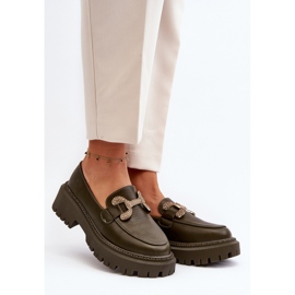 Step in style Mokasiinit Malli Gargi H8-309 Tummanvihreä - Astu tyyliin