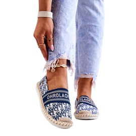 Step in style Espadrilles Malli Warm Time NB358P Sininen - Astu tyyliin