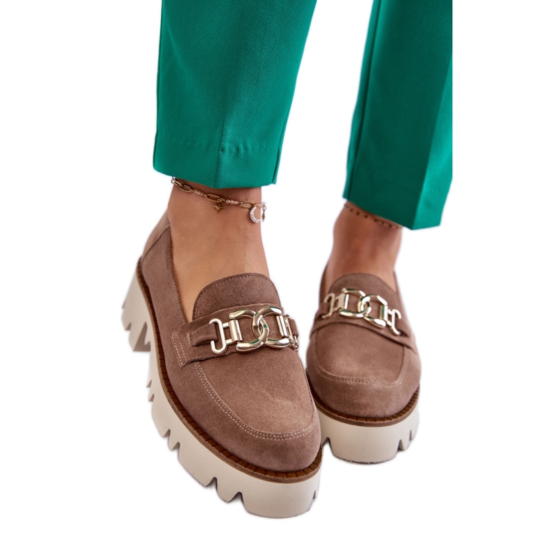 Step in style Kengät Malli Laura Messi 2489 Brown - Astu tyyliin beige