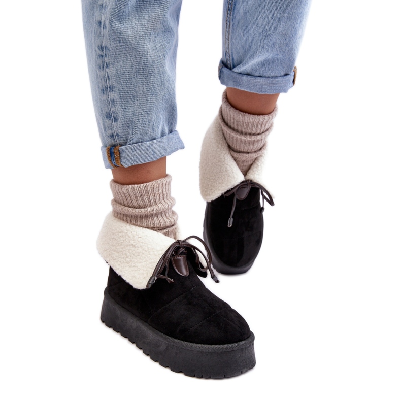 Step in style Lumikengät Malli Olimuka VL212P Musta - Astu tyyliin