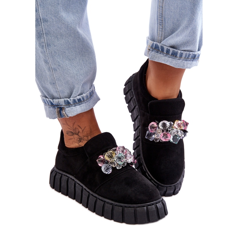 Step in style Urheilukengät Malli Desire NB615 Black Suede - Astu tyyliin musta