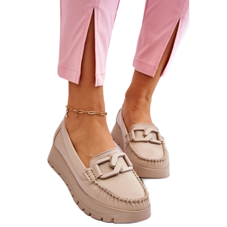 Step in style Mokasiinit Model Desmond 10141 Beige - Astu tyyliin