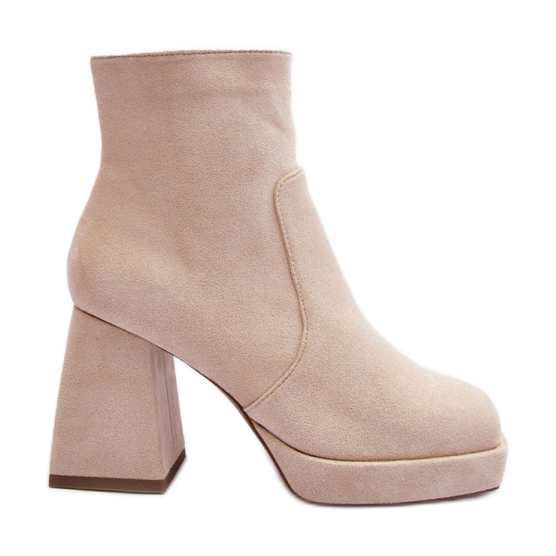 Step in style Saappaat Malli Abnous NS293P Light Biege - Astu tyyliin beige