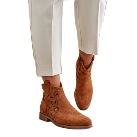 Step in style Saappaat Malli S.Barski HY42-081 Camel - Astu tyyliin ruskea