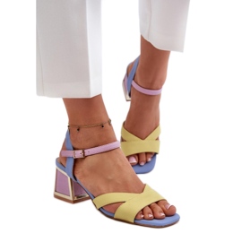 Sandaalit Malli Da CR482 Keltainen - Step in style