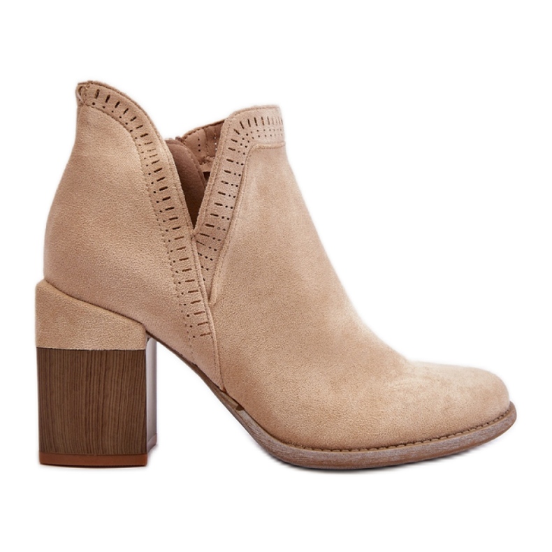 Step in style Saappaat Malli Jolnima A5729-39 Vaalea beige - Astu tyyliin