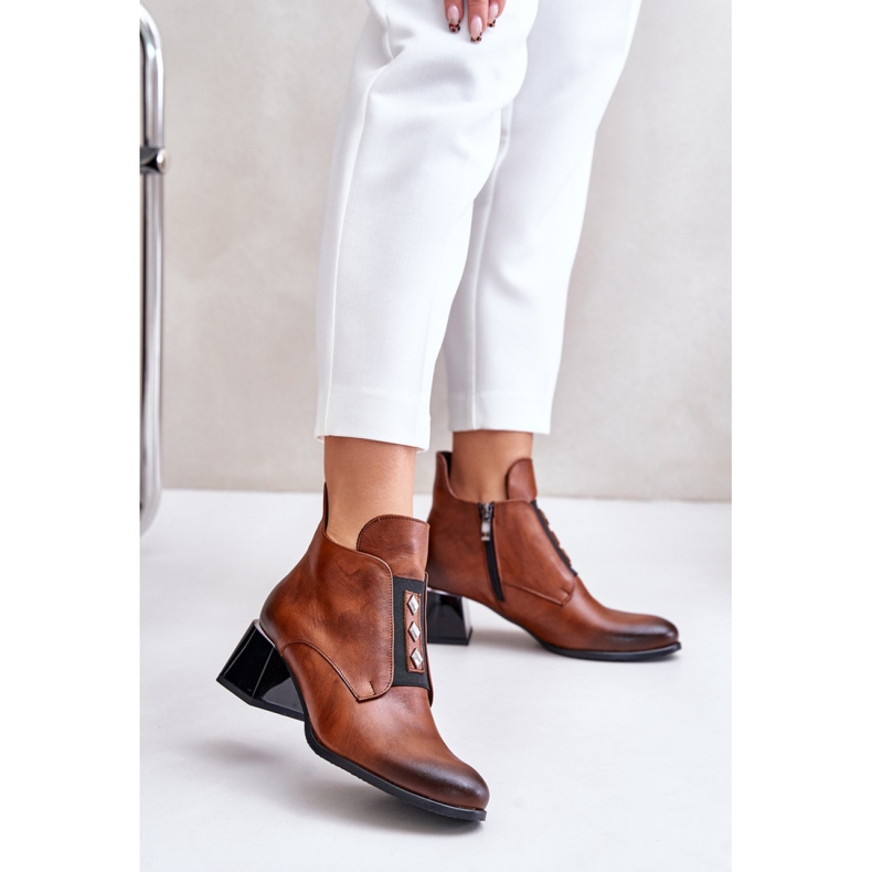 Step in style Saappaat Malli Zazoo 60504 Ruskea - Astu tyyliin