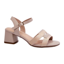Step in style Sandaalit Malli Sergio Leone SK894 Beige - Astu tyyliin