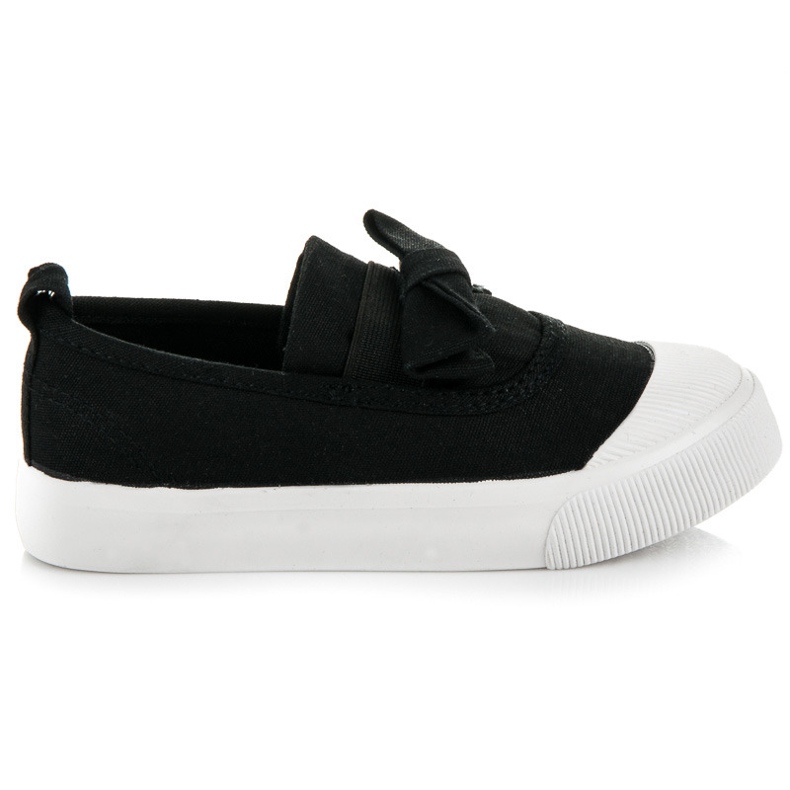 L&H Slip-on -jalkineet, joissa on keula musta