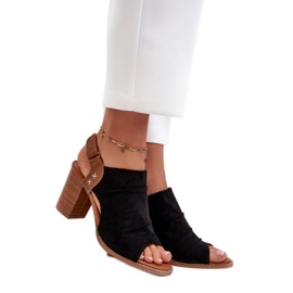 Step in style Sandaalit Malli Rosca 24SD35-7184 Musta - Astu tyyliin