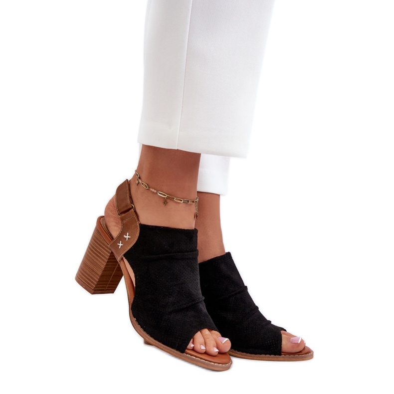 Step in style Sandaalit Malli Rosca 24SD35-7184 Musta - Astu tyyliin