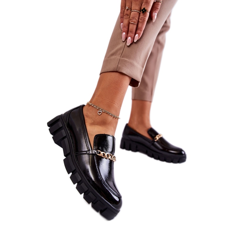 Step in style Kengät Malli Anne MK755 Black Lakka - Astu tyyliin musta