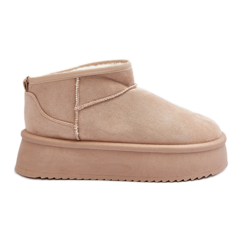Step in style Lumikengät Malli Caliksa UA-1855 Beige - Astu tyyliin