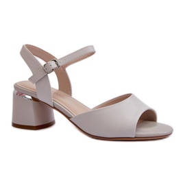 Step in style Sandaalit Malli Sergio Leone SK876 Harmaa - Astu tyyliin