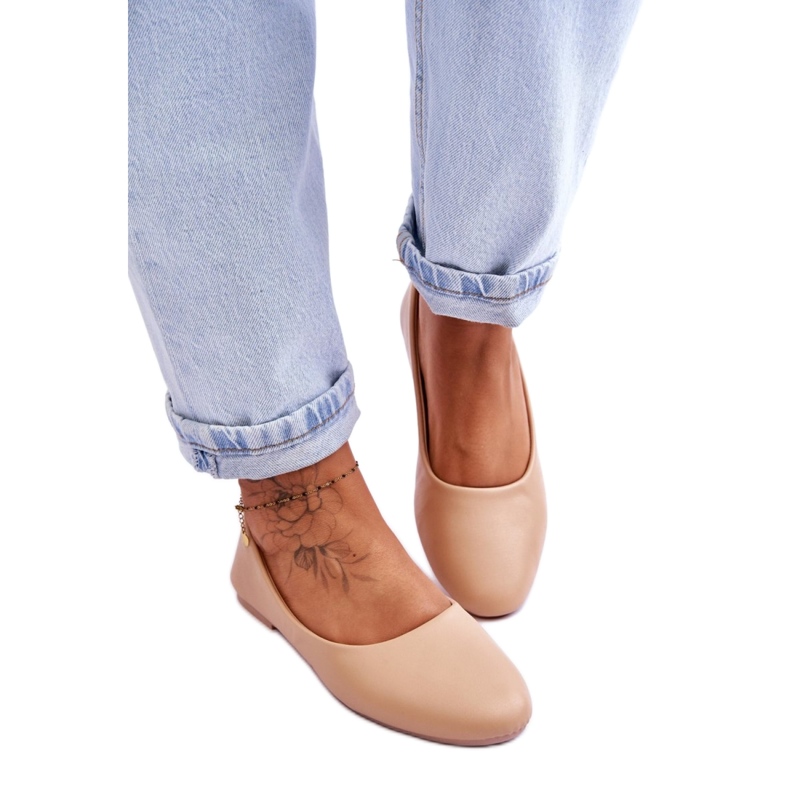 Step in style Balerinakengät Malli Stacee 9BL02-1029 Beige - Astu tyyliin