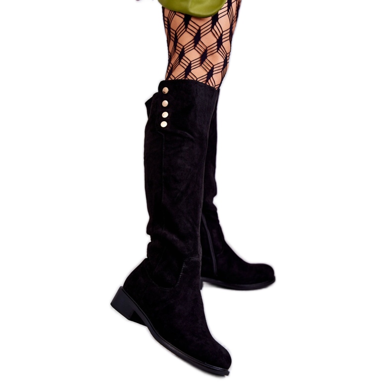 Step in style Saappaat Malli Laura HY207-186 Musta - Astu tyyliin