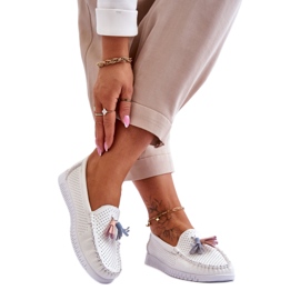 Step in style Mokasiinit Malli Lanzarot 23PB08-5372 Valkoinen - Astu tyyliin