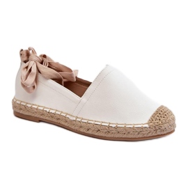 Step in style Espadrillit Model Ismann B-727 White - Astu tyyliin valkoinen