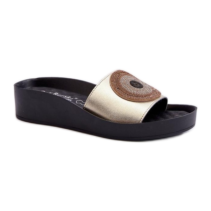 Step in style Sandaalivarvastossut Malli S.Barski KV27-019 Kulta - Astu tyyliin keltainen