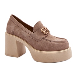 Step in style Kengät Malli Zazoo 20170 Beige - Astu tyyliin