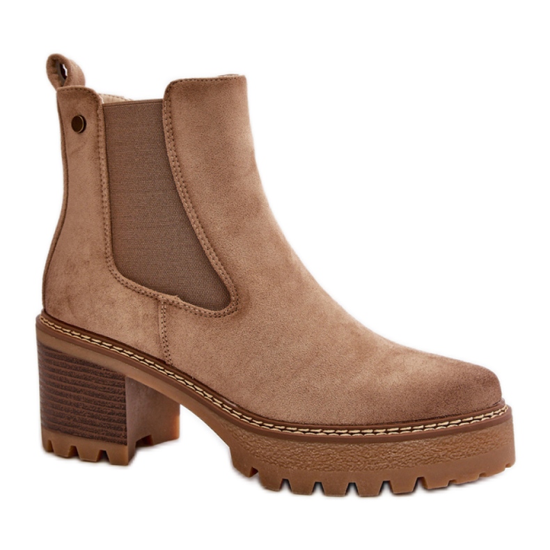 Step in style Saappaat Malli Irissinae KE217 Beige - Astu tyyliin