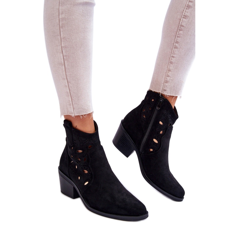 Step in style Saappaat Malli S.Barski HY42-086 Musta - Astu tyyliin