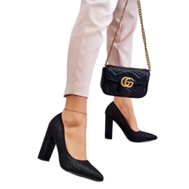 Step in style Pumput Malli Elmira R1D3226-47 Musta - Astu tyyliin Step in style Pumput Malli Elmira R1D3226-47 Musta - Astu tyyliin