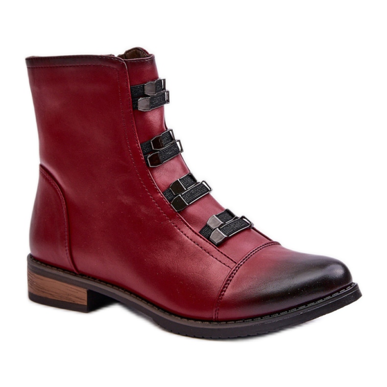 Step in style Saappaat Malli Evalith ASA62-30 Bordo - Astu tyyliin punainen