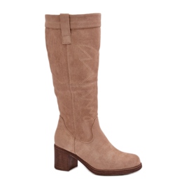 Step in style Saappaat Malli Erisorae CHC321 Beige - Astu tyyliin