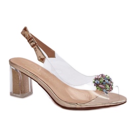 Step in style Sandaalit Malli Da MR38-454 Gold - Astu tyyliin keltainen Step in style Sandaalit Malli Da MR38-454 Gold - Astu tyyliin keltainen