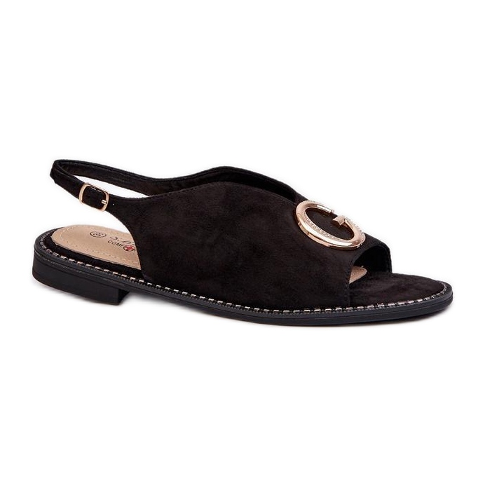 S. BARSKI S.Barskin tyylikkäät naisten sandaalit musta