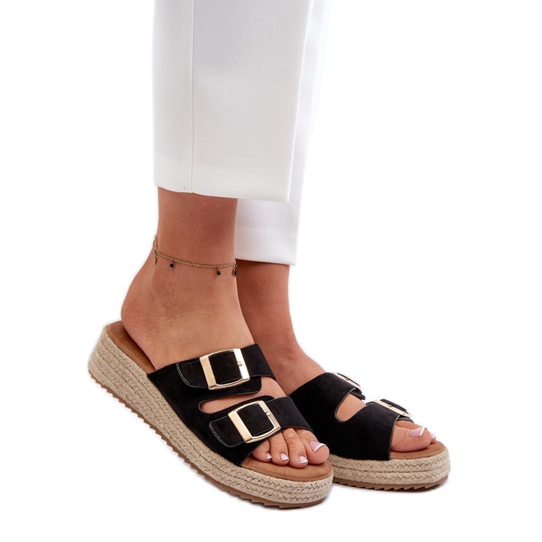 Sandaalivarvastossut Malli C-315 Musta