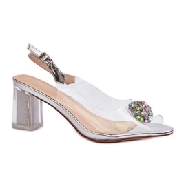 Step in style Sandaalit Malli Da MR38-454 Hopea - Astu tyyliin harmaa