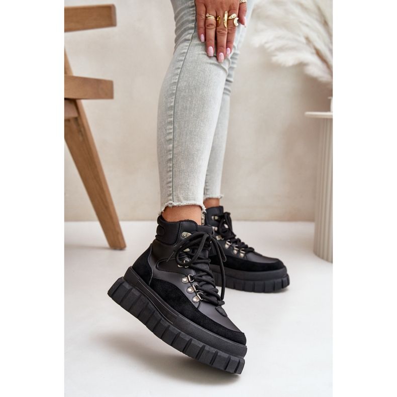 Step in style Saappaat Malli Jelenia 24BT26-7928 Musta - Astu tyyliin