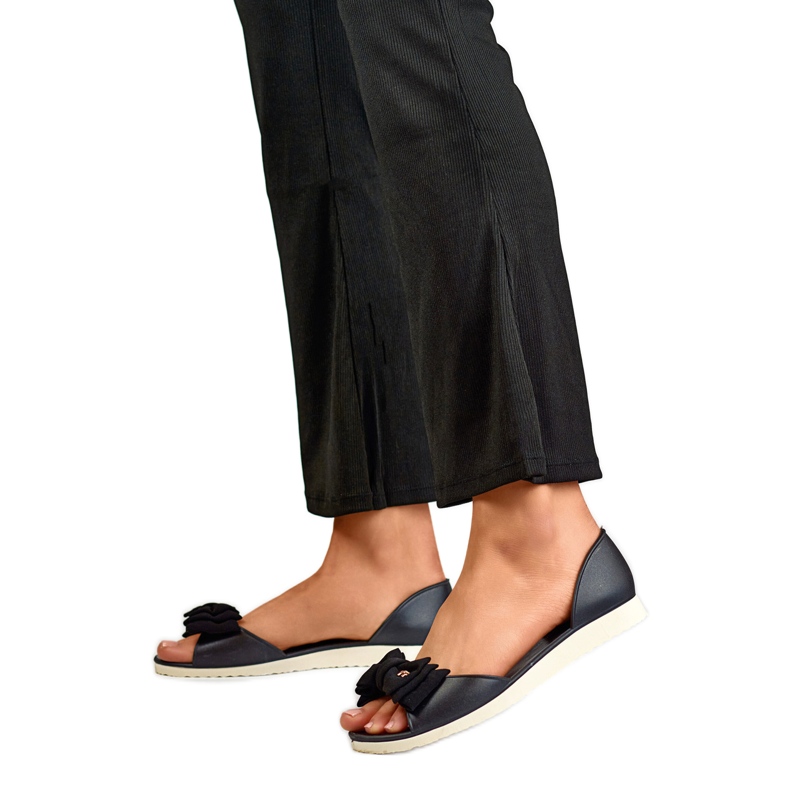 Naisten balettihousut jousella BG162B, musta