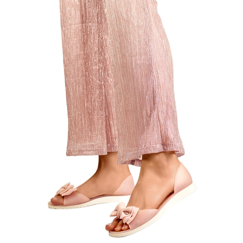 Kumibalettihousut jousella BG162NU, pinkki vaaleanpunainen