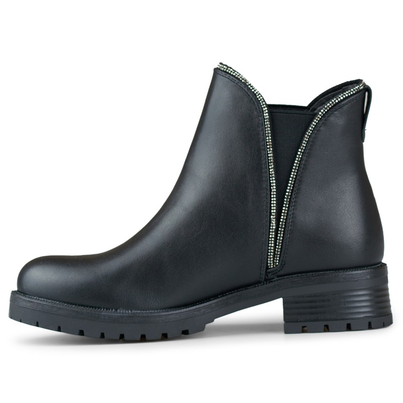Naisten eristetyt Chelsea Boots RXJ-169B, musta