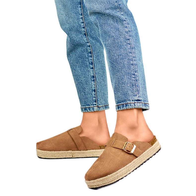 Naisten liukumäkiä DM802KH vaaleanruskea