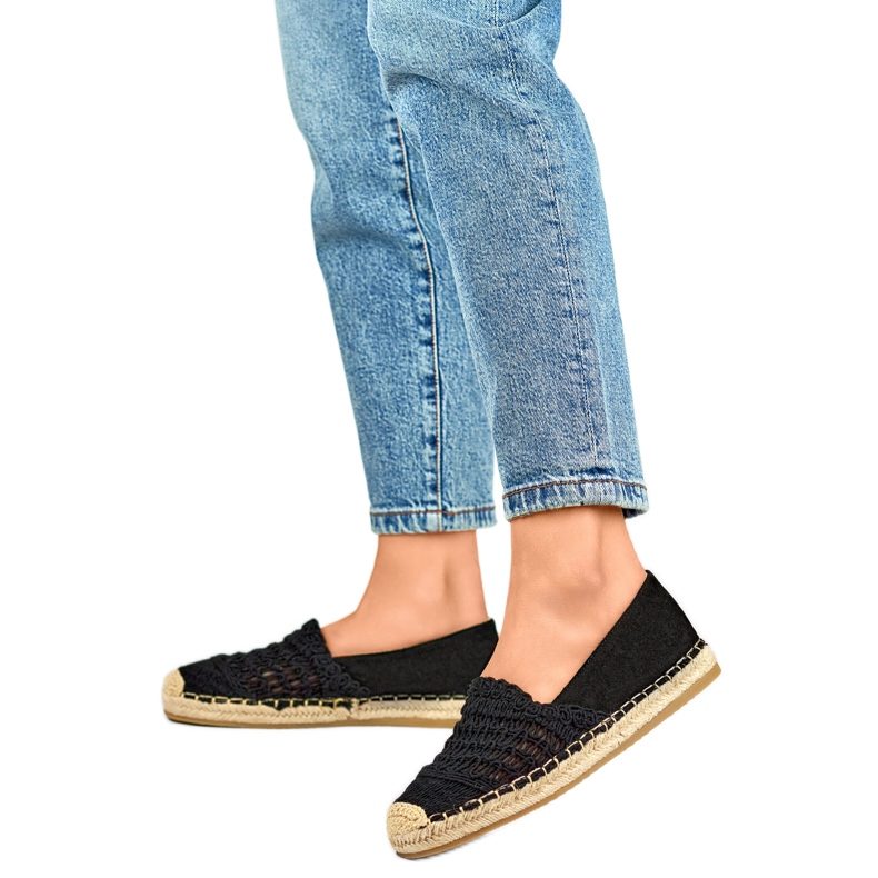Airy naisten espadrillit 1494B musta