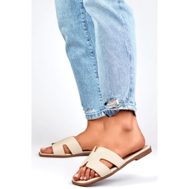 Sandaalivarvastossut Malli MTBL06BE Beige - PRIMO