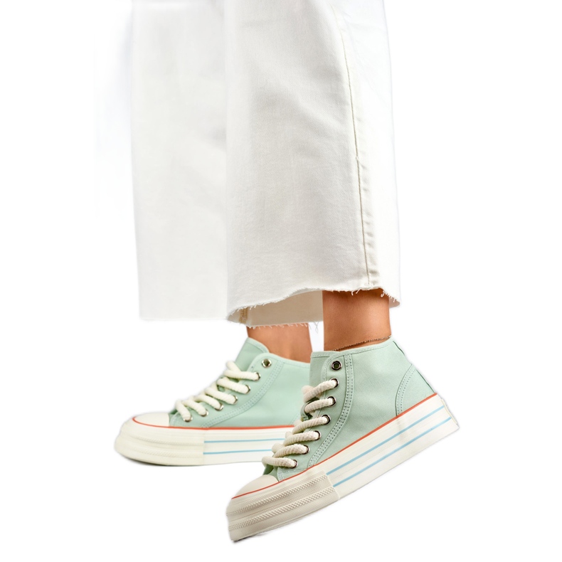 Naisten lenkkarit BL507BL vihreät