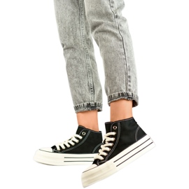 Platform tennarit BL507B, musta