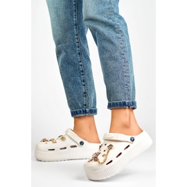 Sandaalivarvastossut Malli PT-1W Valkoinen - PRIMO