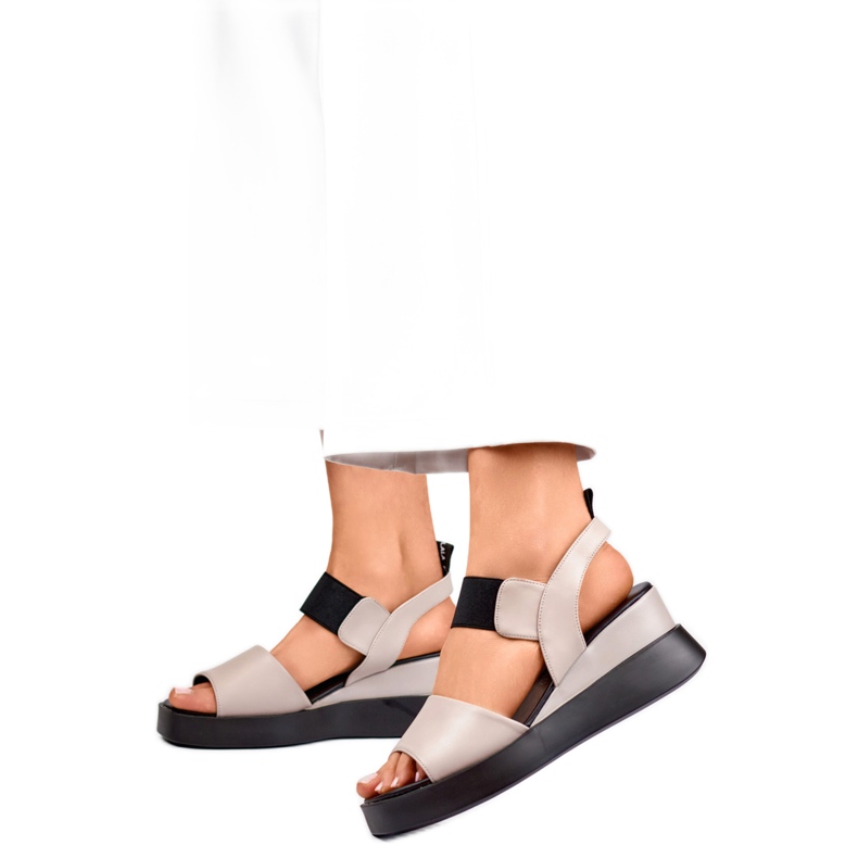 Naisten kiila sandaalit GD-LH2002T, beige