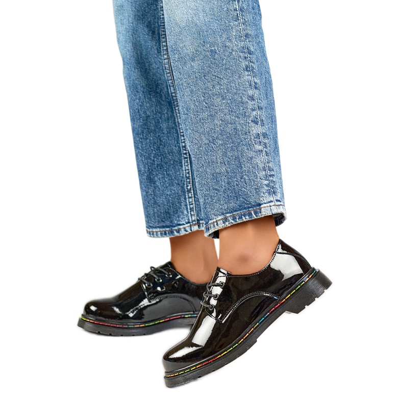 Naisten patenttikengät GD-XF154B musta